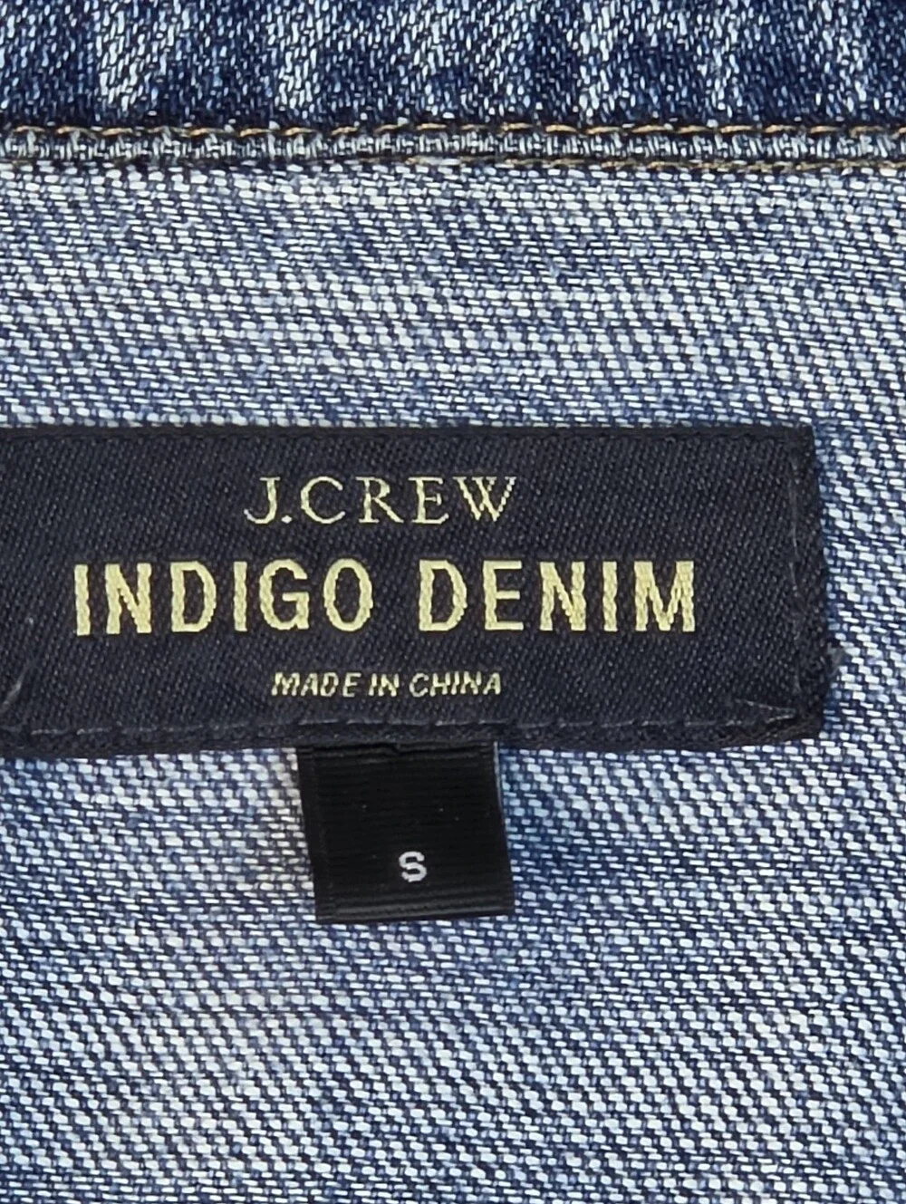 J.Crew Indigo Denim Jacket Women Size Small 100% Cotton